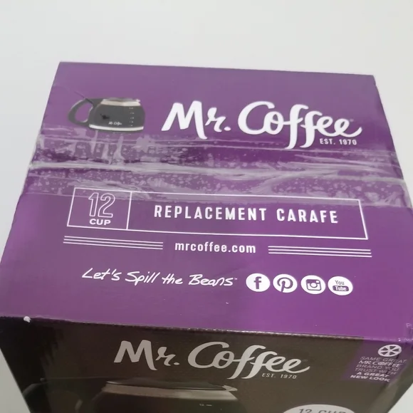 Mr. Coffee NIB 12 Cup replacement carafe - Picture 5 of 7